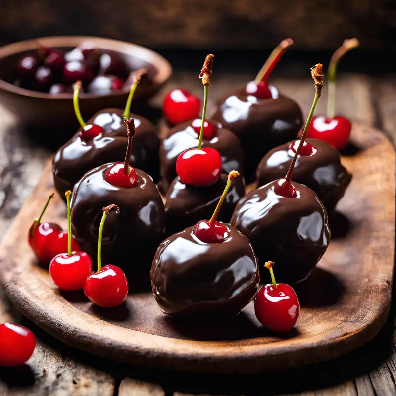 Chocolate-Covered Cherry Bombs