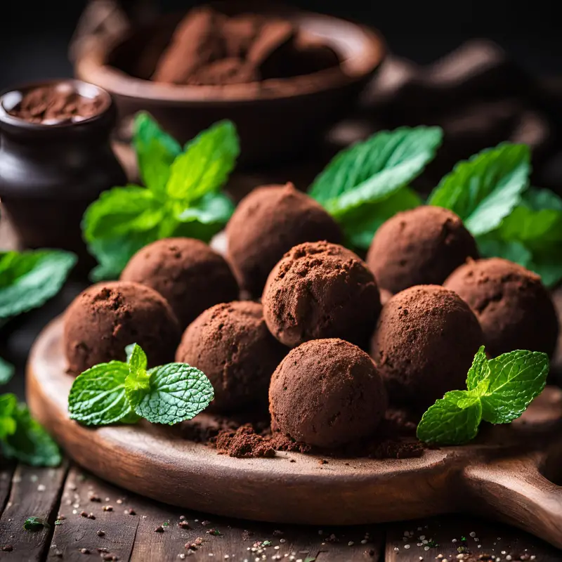 Chocolate Mint Truffles