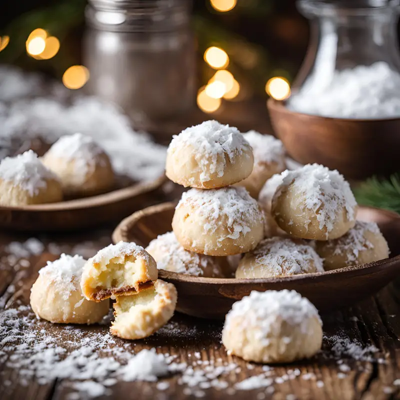 Coconut Snowball Cookies