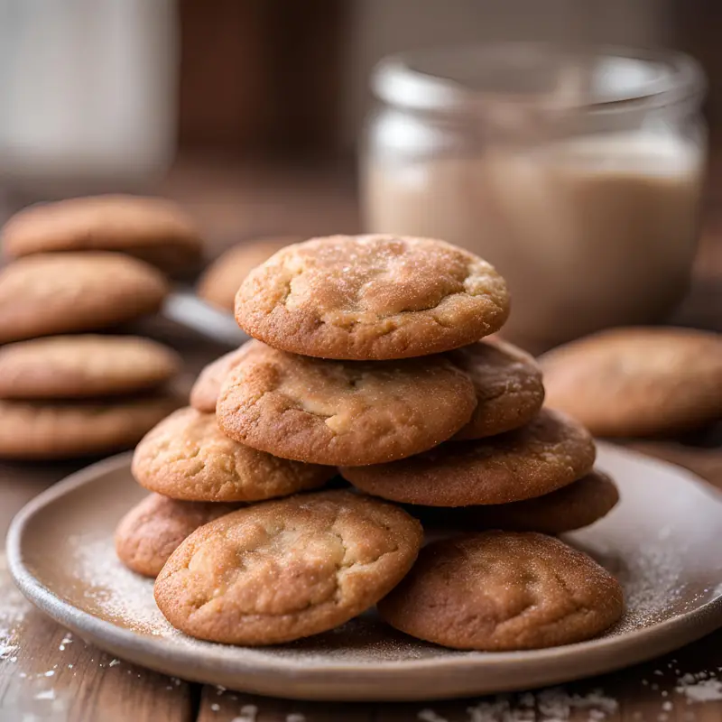 Healthy Snickerdoodle Cookies