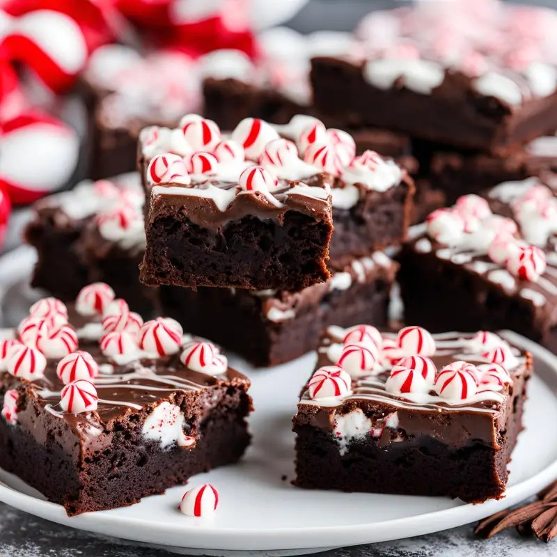 Peppermint Mocha Brownies