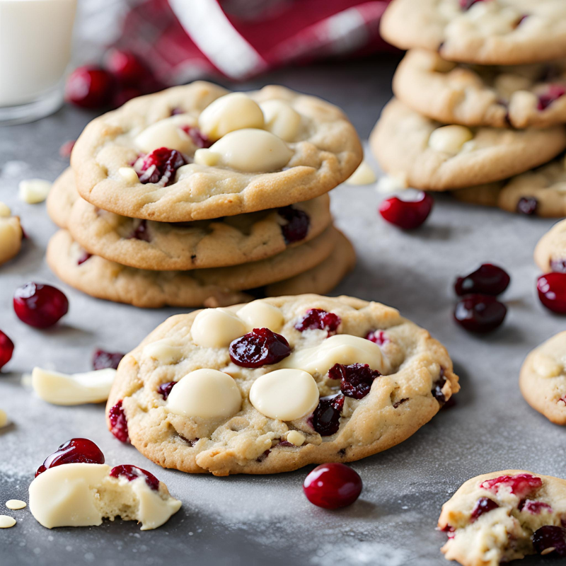 White Chocolate Cranberry Cookies