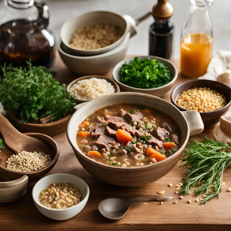 Homemade Barley Soup Recipe