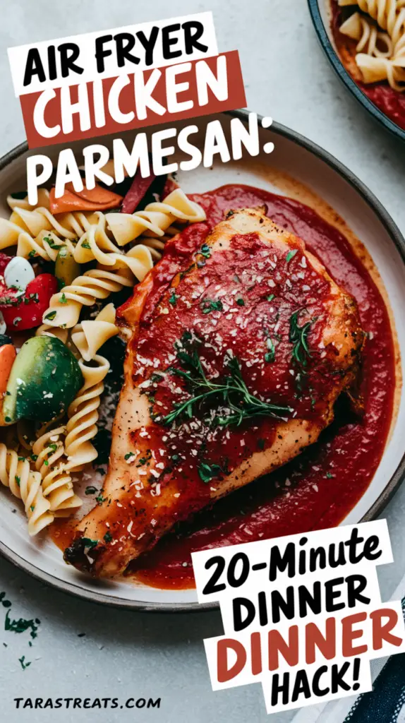 Air Fryer Chicken Parmesan 20-Minute Dinner Hack!