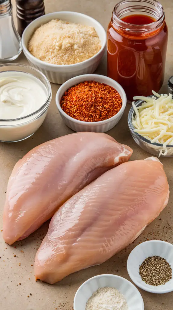 Air Fryer Chicken Parmesan Ingredients