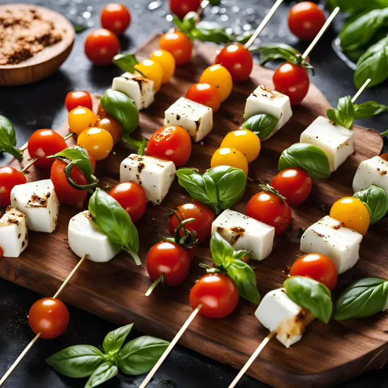 Caprese skewers Valentine’s Day Party Appetizers