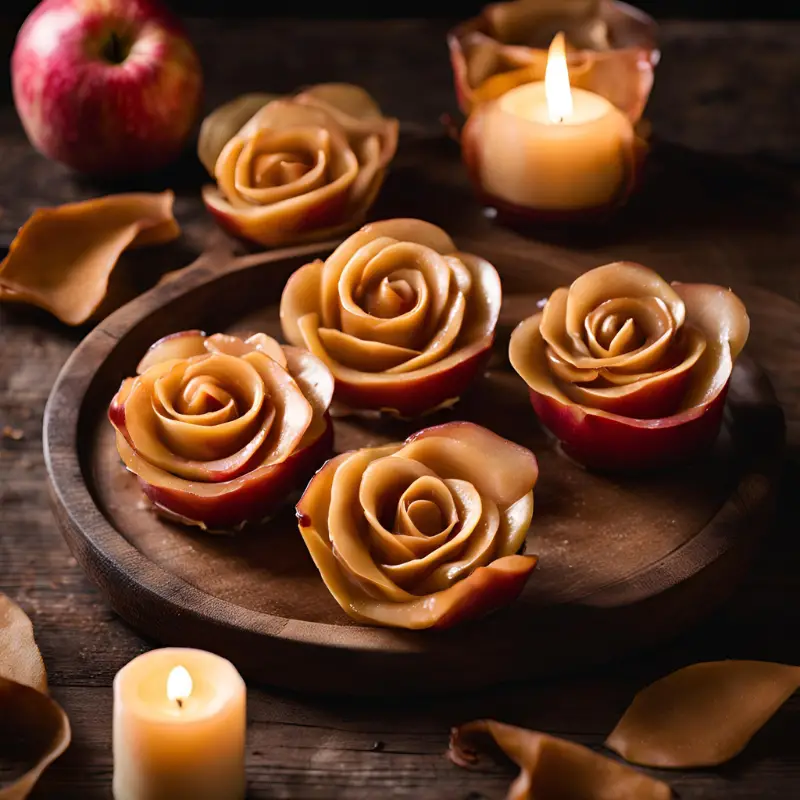 Caramel Apple Roses