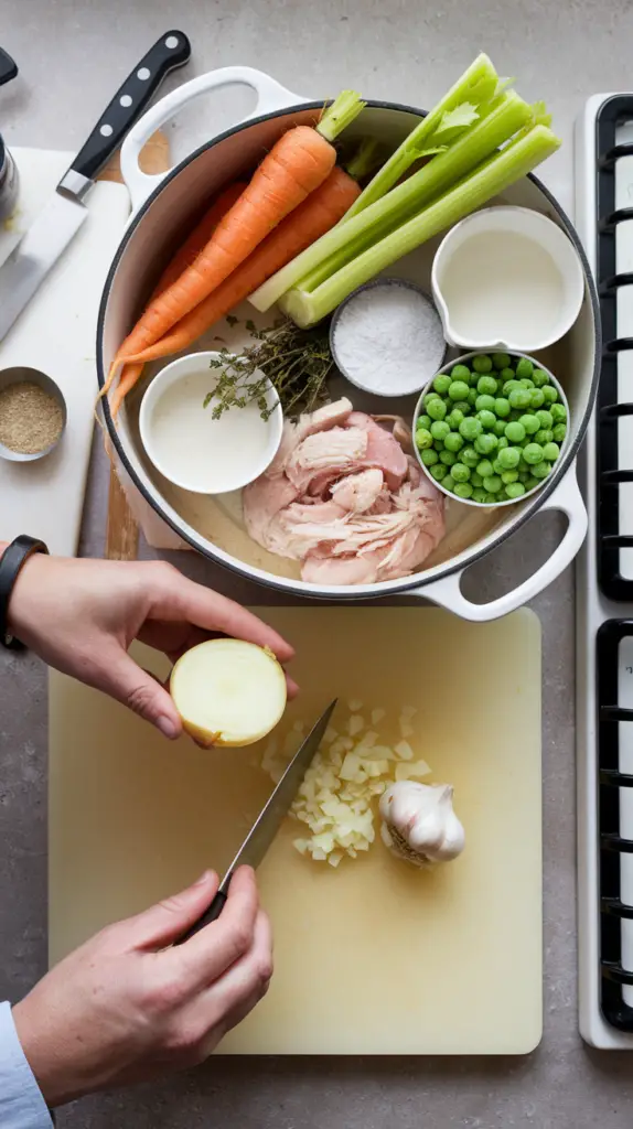 Chicken Pot Pie Soup Ingredients