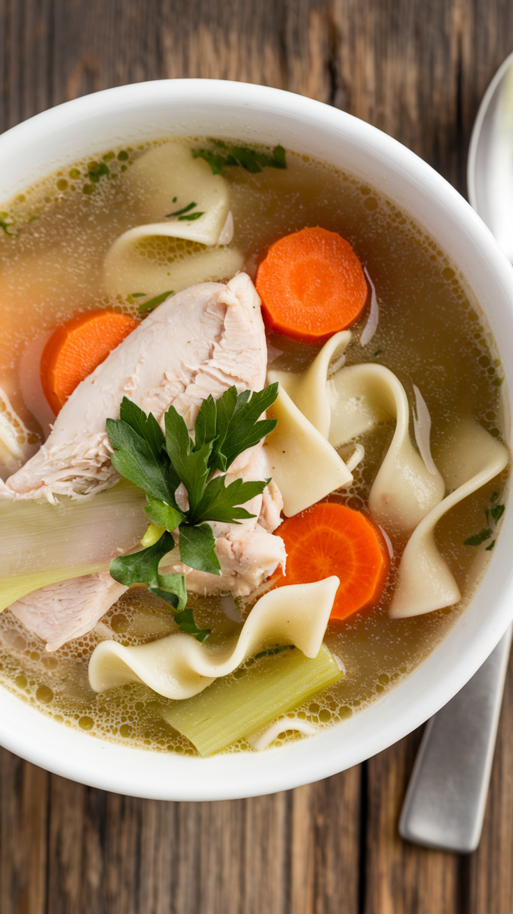 Crockpot Chicken Noodle Soup