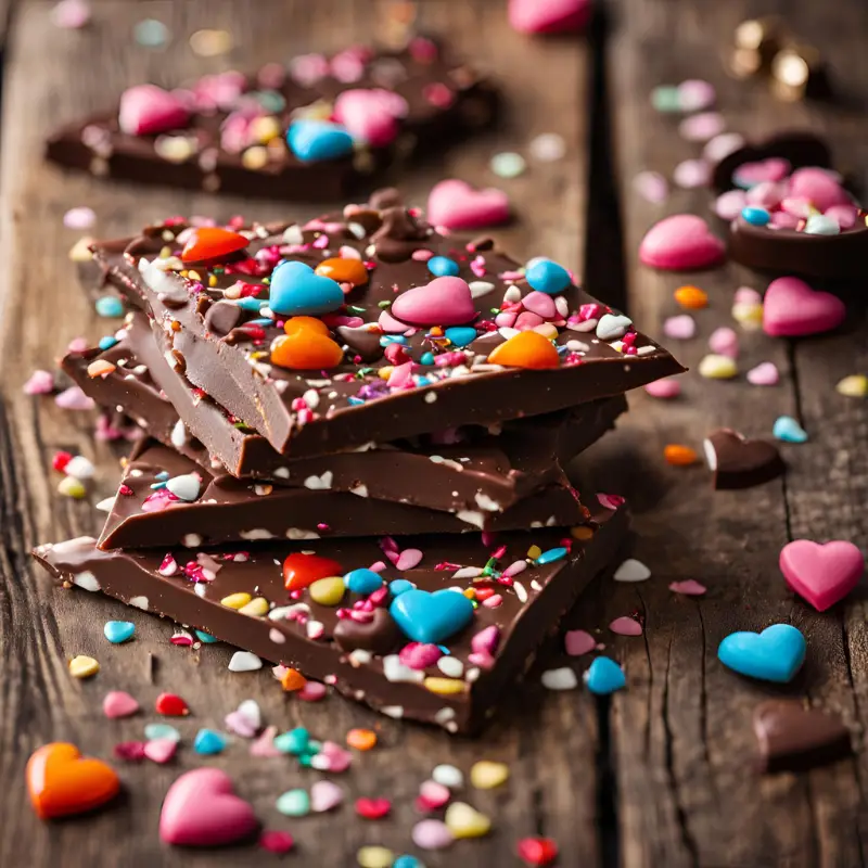 Cupid’s Chocolate Bark