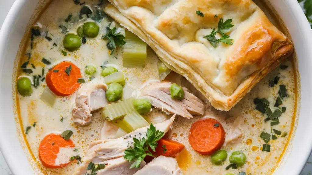 Easy Creamy Chicken Pot Pie