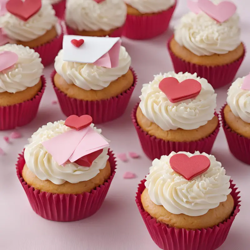 Love Letter Cupcakes
