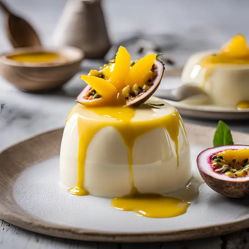 Passion Fruit Panna Cotta