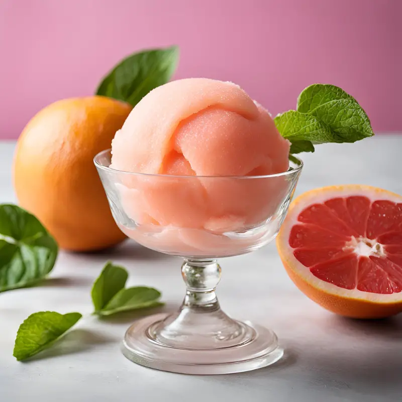 Pink Grapefruit Sorbet