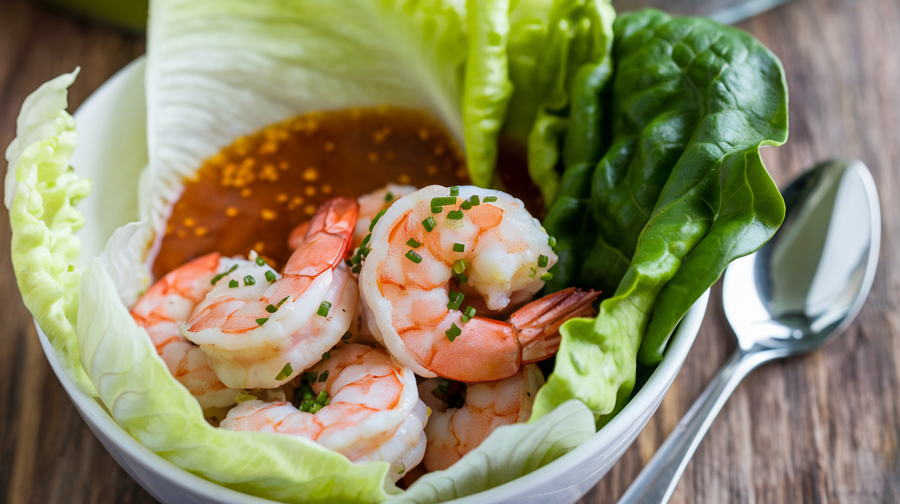 Quick & Healthy Shrimp Lettuce Wraps