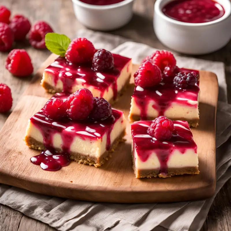 Raspberry Cheesecake Bars