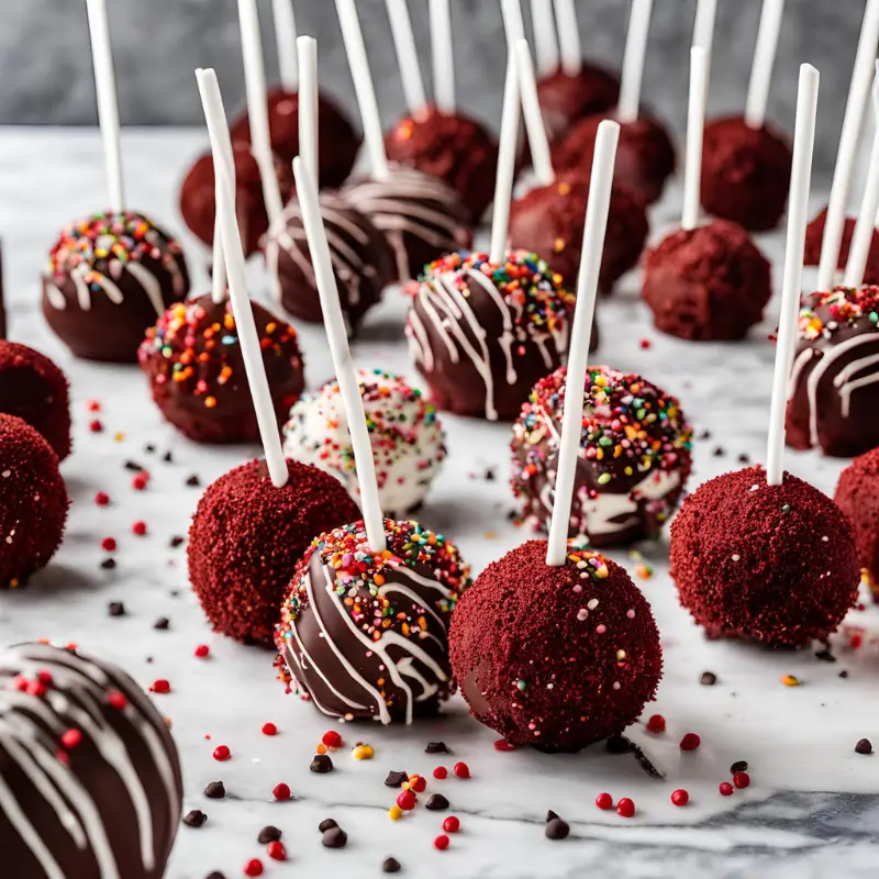 Red Velvet Cake Pops