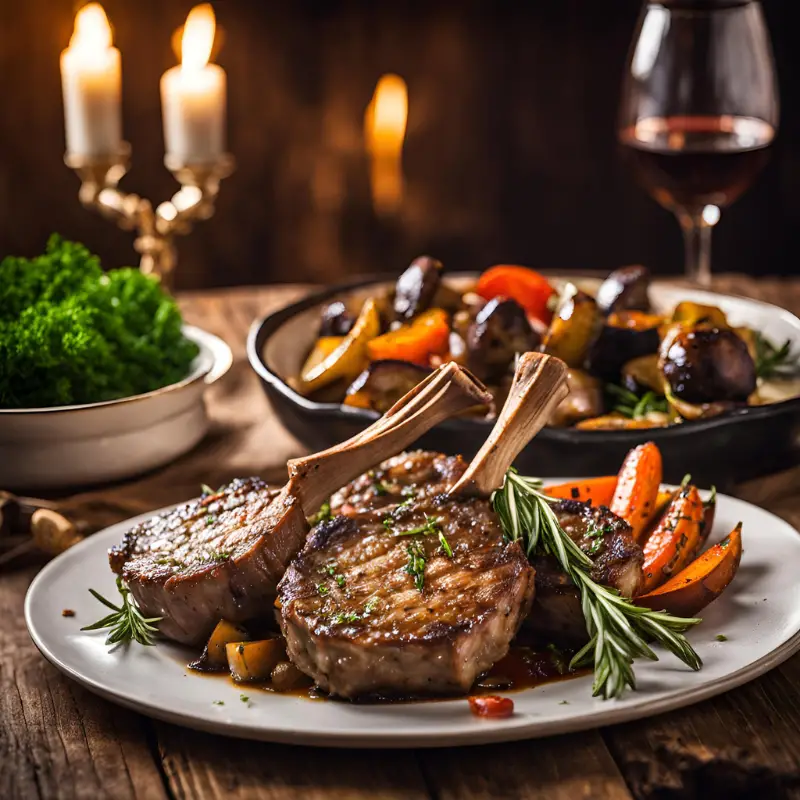 Rosemary Garlic Lamb Chops