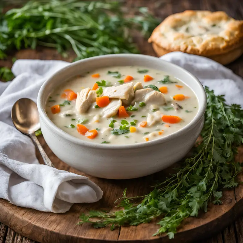 Slow Cooker Chicken Pot Pie
