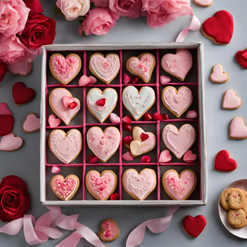 Valentine’s Day Box Cookie Sampler