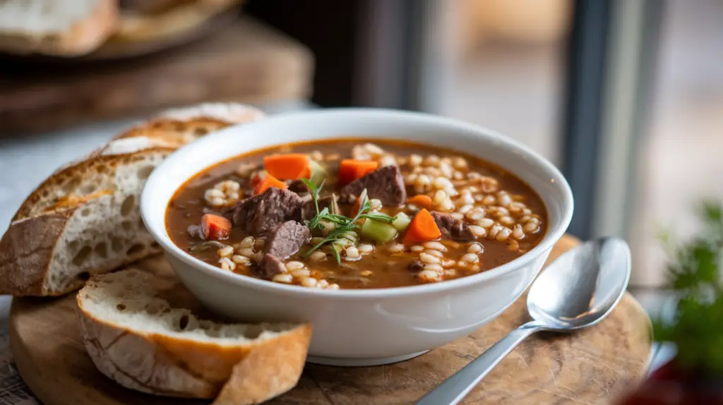 beef and barley soup