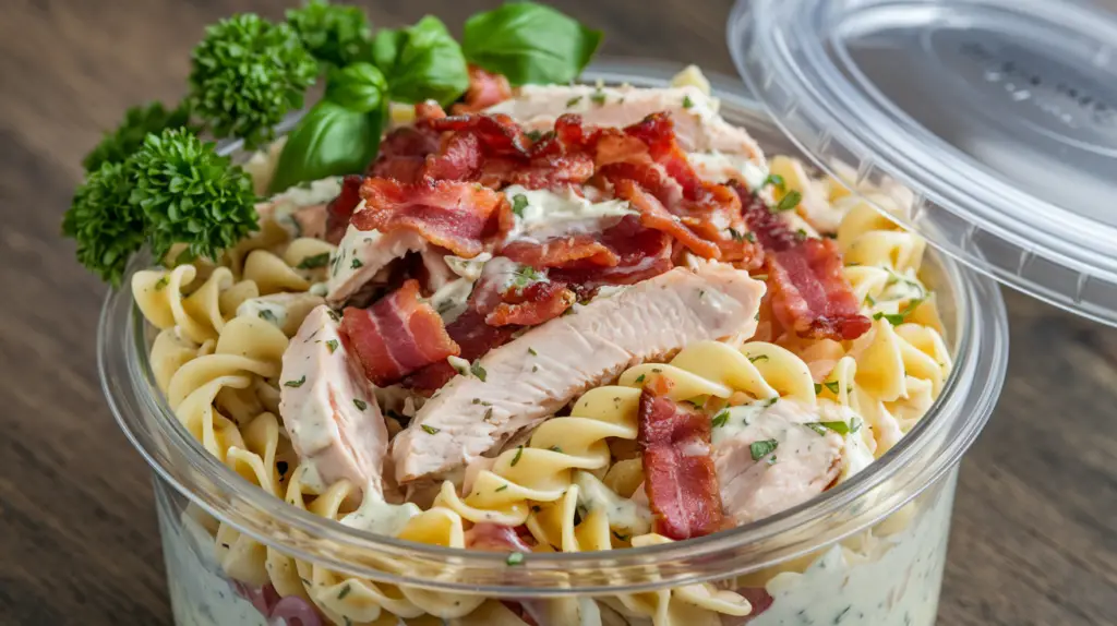 Bacon Ranch Pasta Salad