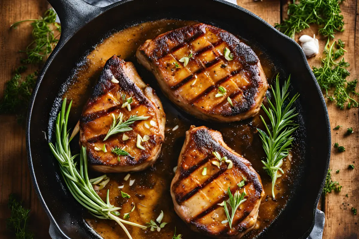 Honey Garlic Pork Chops!