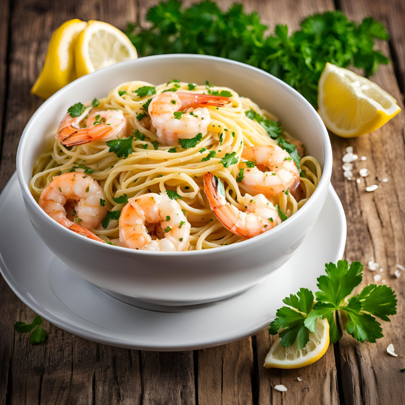 Creamy Shrimp Scampi