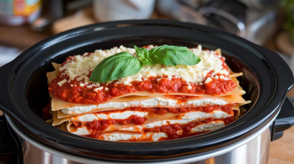 Crock Pot Lasagna