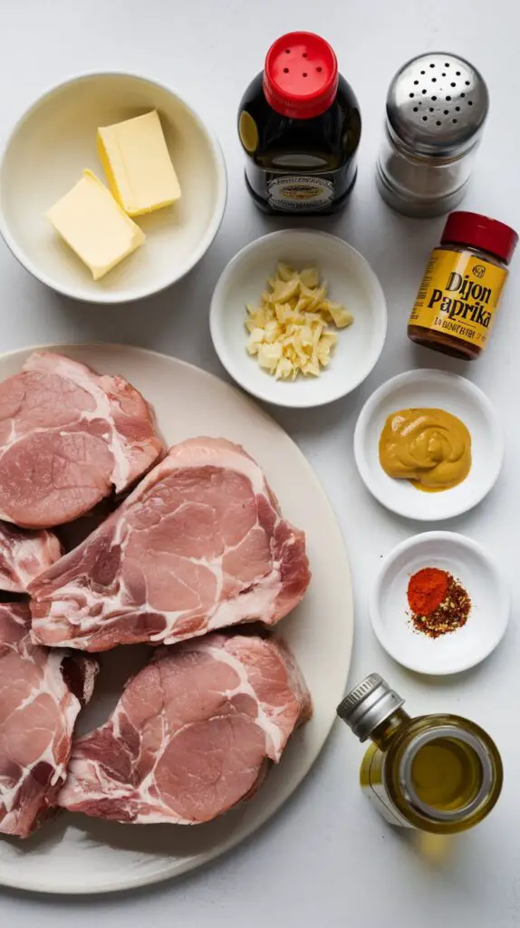 Honey Garlic Pork Chops Ingredients