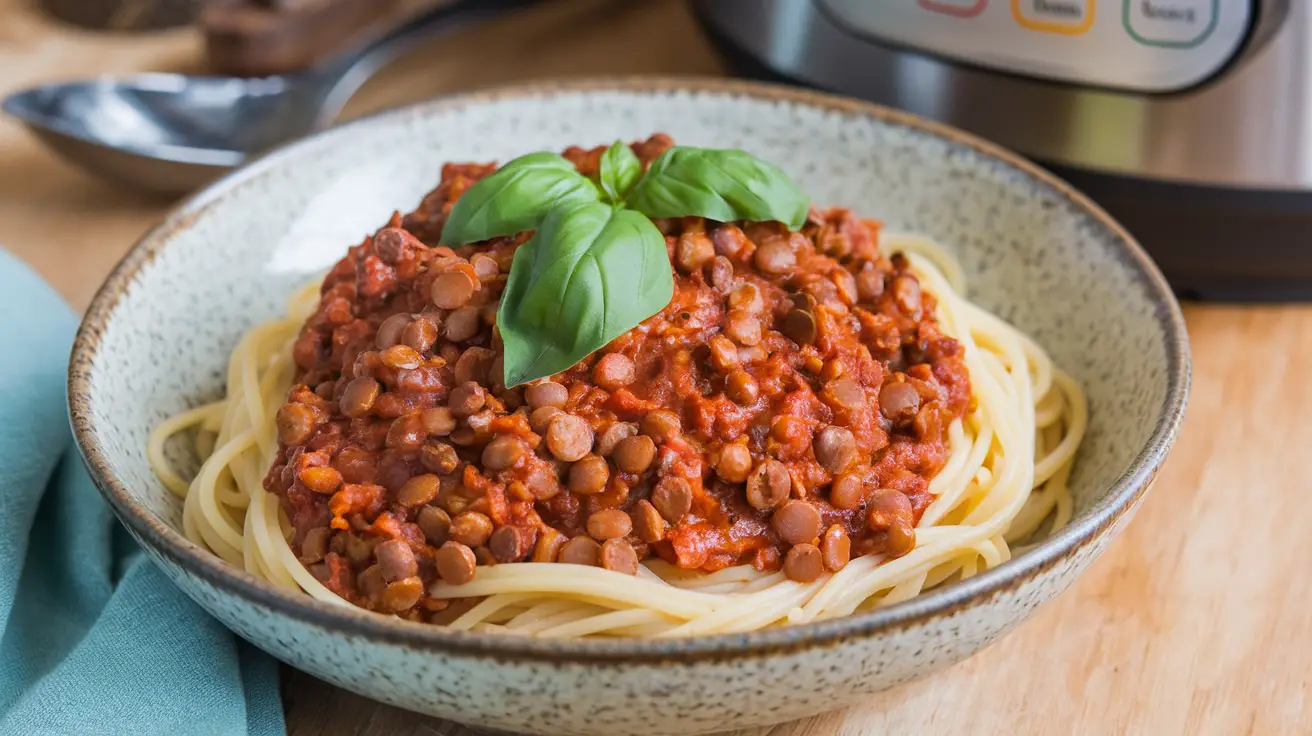 Easy Lentil Bolognese Vegan Recipe!