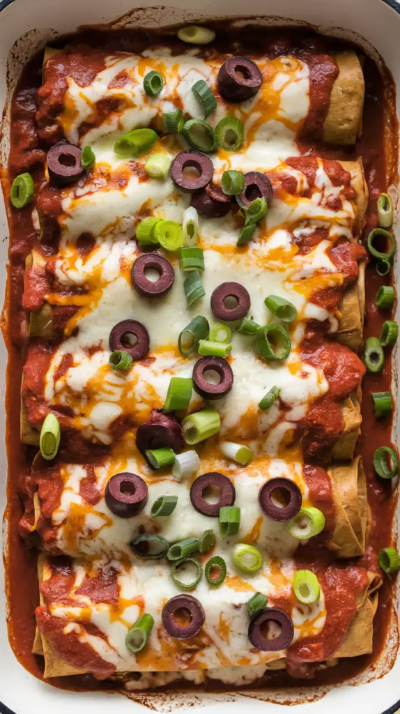 Mexican Chicken Enchiladas Casserole