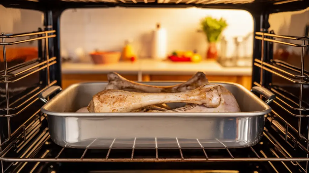 roast the chicken bones