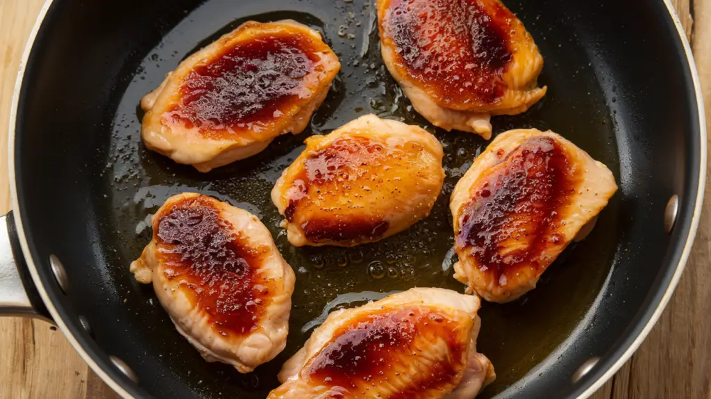 Sear the Chicken over Pan