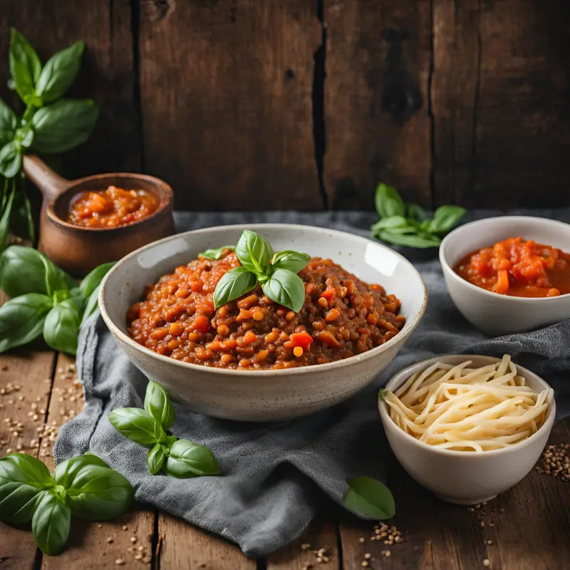 Vegetarian Lentil Spaghetti Bolognese