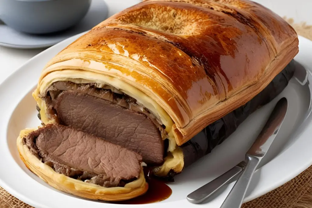 Beef Wellington Plating
