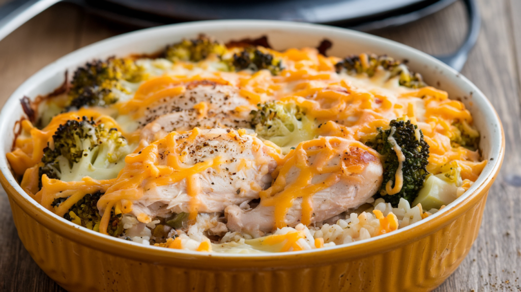 Broccoli And Cheese Casserole With Rice