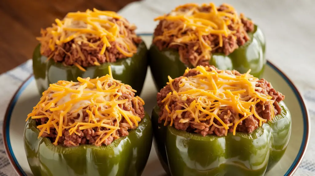 Cheesy Stuffed Pepper Casserol