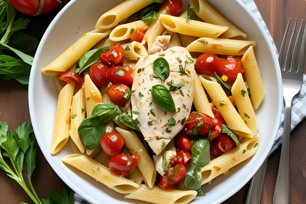Chicken Bruschetta Bake