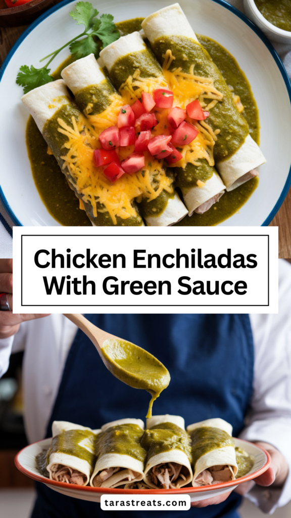 Chicken Enchiladas With Green Sauce