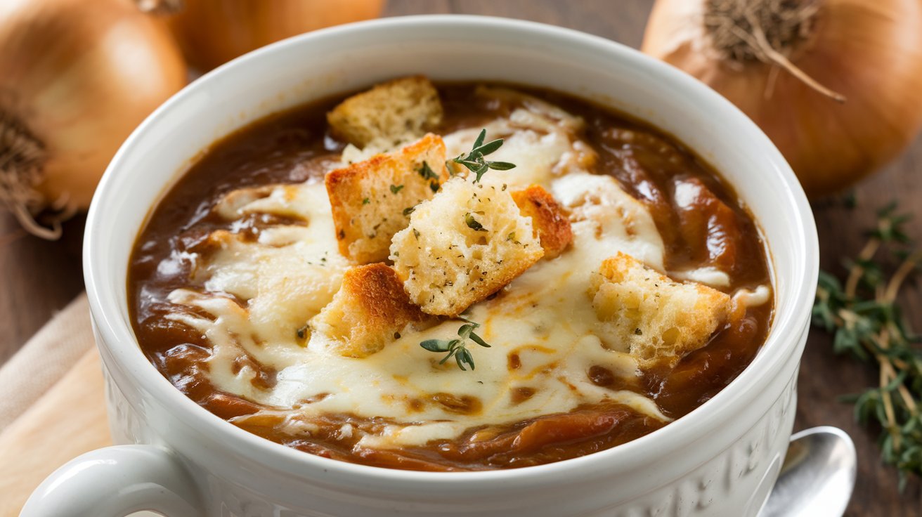 Pioneer Woman Crockpot French Onion Soup!