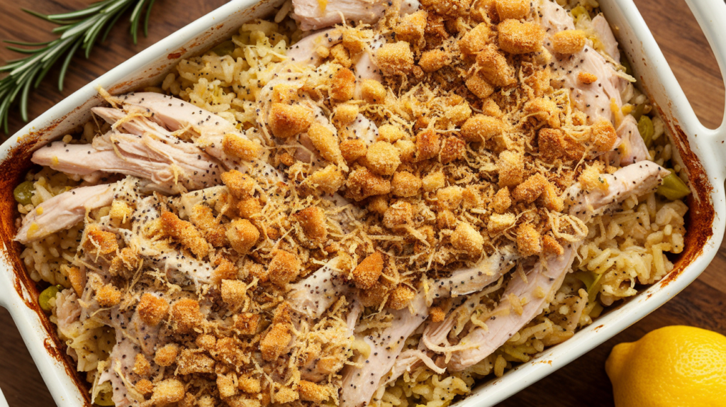 Easy Poppy Seed Chicken Casserole