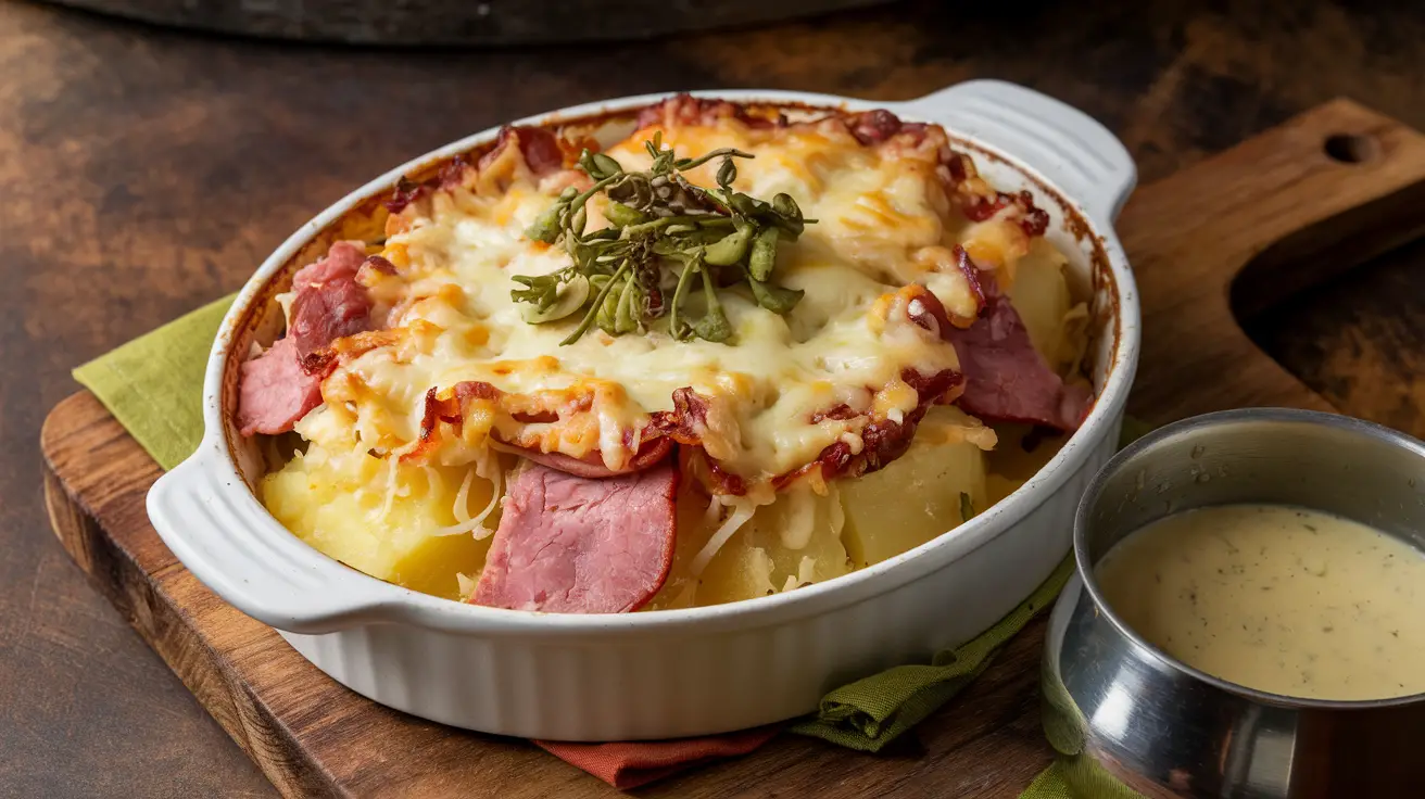 Homemade Crockpot Ham & Scalloped Potatoes!