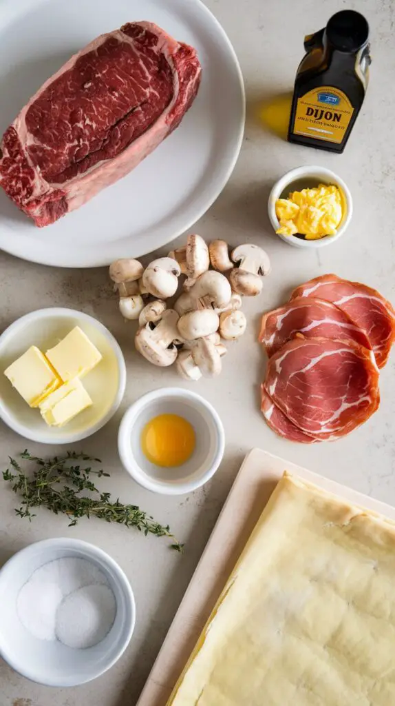 Gordon Ramsay’s Beef Wellington Ingredients