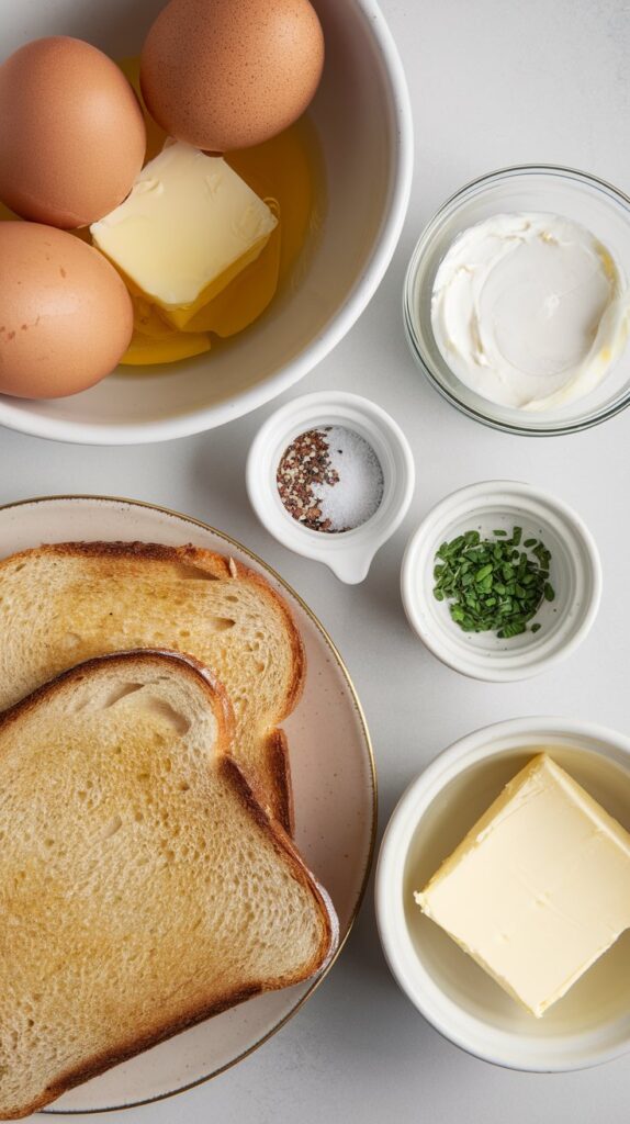 Gordon Ramsay’s Scrambled Eggs Ingredients