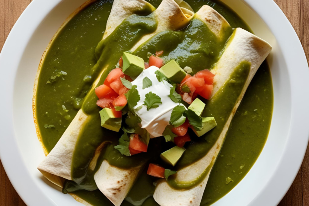 Green Chicken Enchiladas