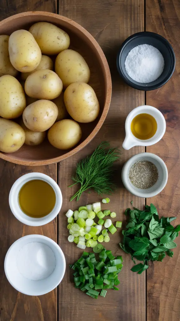 Ina Garten’s French Potato Salad Ingredients