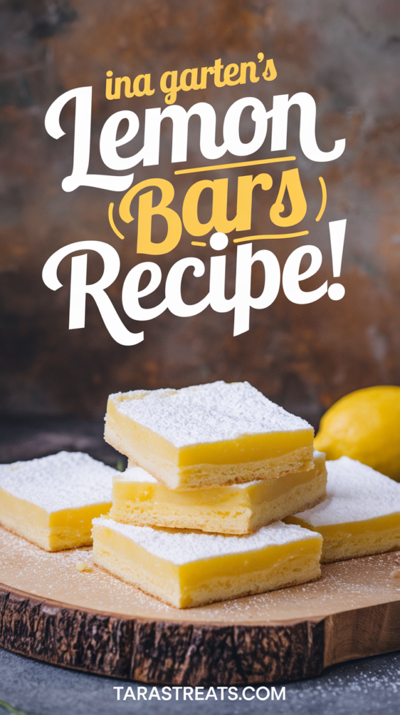 Ina Garten’s Lemon Bars Recipe