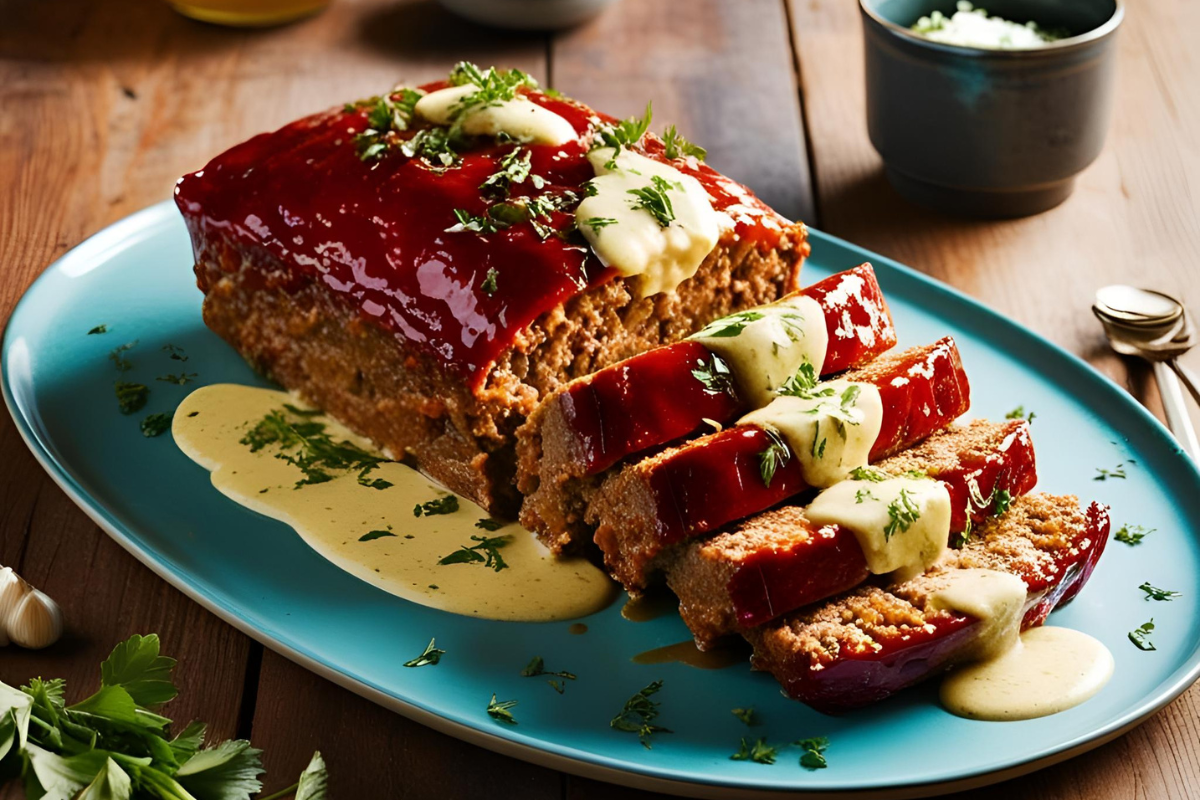 Ina Garten's Meatloaf With Garlic Sauce!