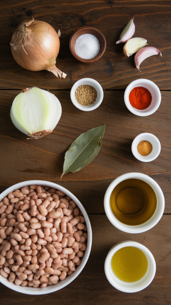 Instant Pot Pinto Beans ingredients list